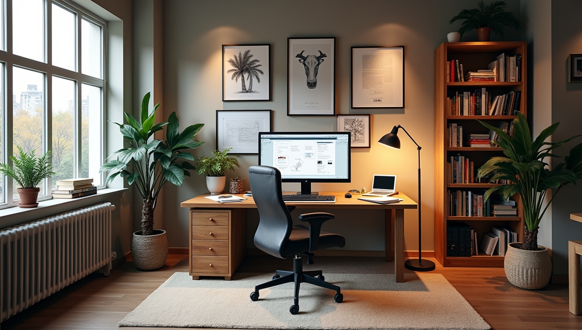 Professional portfolio creation workspace in Christchurch, New Zealand